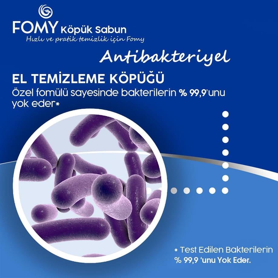 FOMY Antibakteriyel Köpük Sabun 1800 ml | pH 5.5 | Ekonomik ve Etkili Temizlik