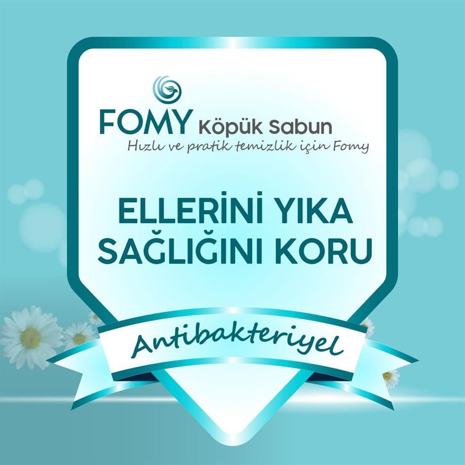 FOMY Antibakteriyel Köpük Sabun 900 ml | Hijyenik Kartuşlu, pH 5.5 Cilt Dostu Formül