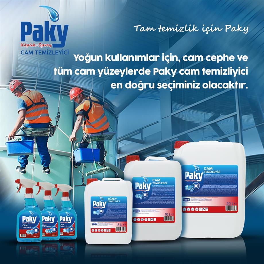 ONESİ Cam Temizleme Deterjanı 5L – Leke Bırakmayan, Ekonomik ve Parlak Temizlik