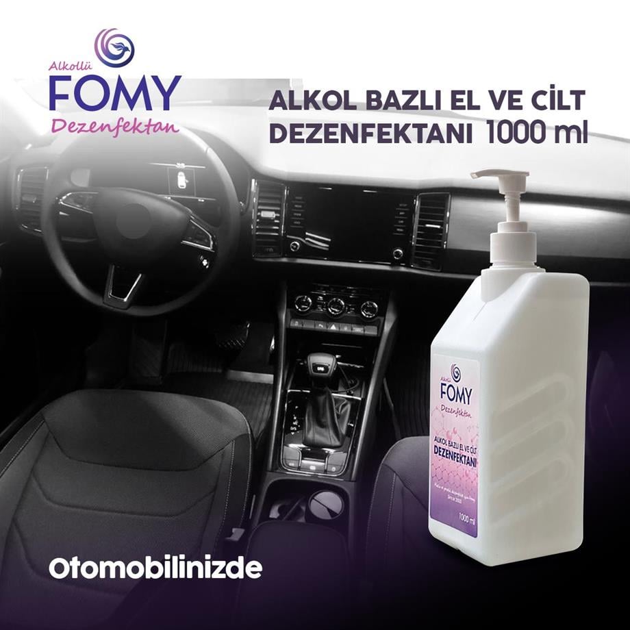 FOMY Alkollü El ve Cilt Dezenfektanı 5 L – Virüs ve Bakterilere Karşı %99,9 Etkili