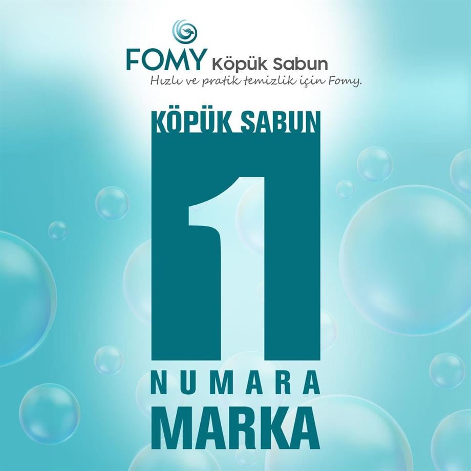 FOMY Antibakteriyel Köpük Sabun Ankastre 1000 ml | Cilt Dostu, pH 5.5, Hijyenik Temizlik