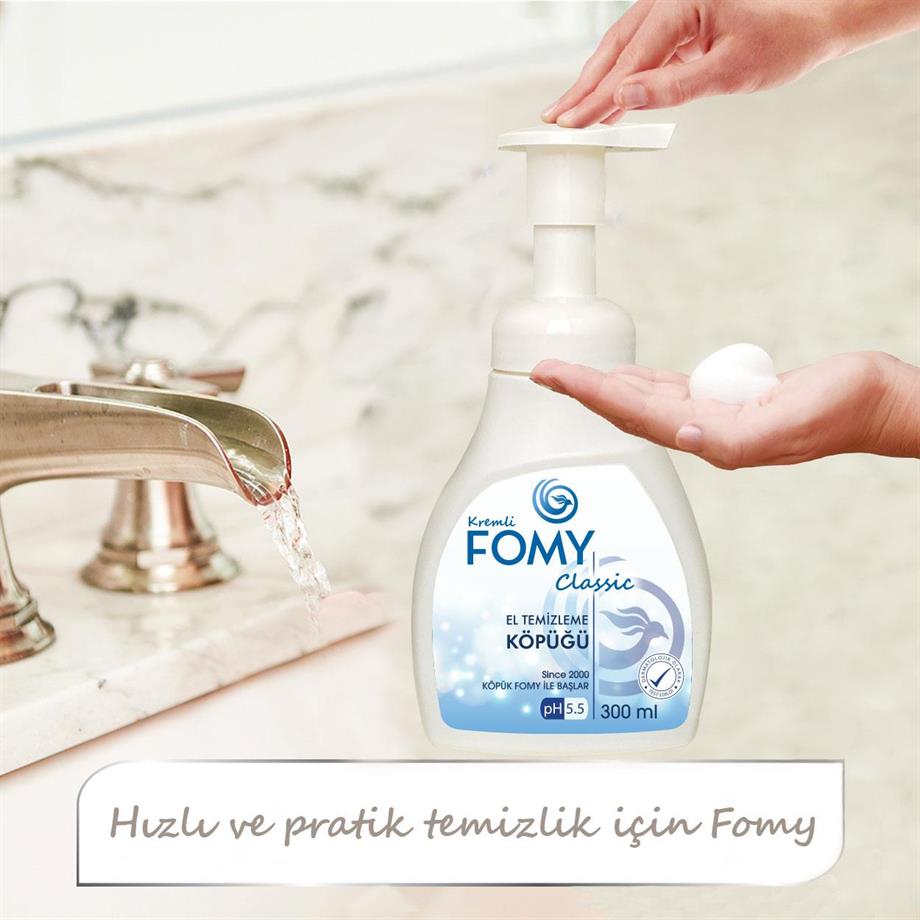 FOMY Classic Köpük Sabun Seti 1800+300 ml | pH 5.5 | Ekonomik ve Etkili Temizlik