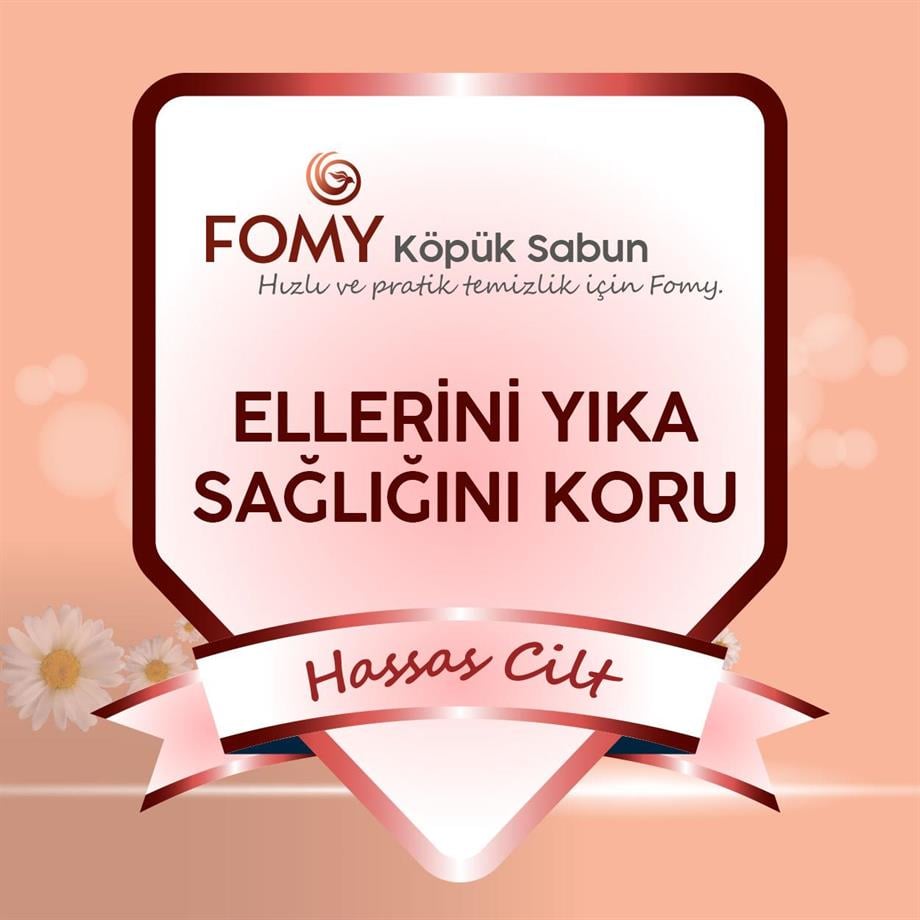 FOMY Hassas Cilt Köpük Sabun 300 ml | pH 5.5 | El, Yüz ve Vücut İçin Nazik Temizlik