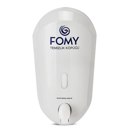 FOMY Köpük Sabun Beyaz Dispenser 900 ml | Şık ve Ekonomik Manuel Sabunluk 10’lu Koli