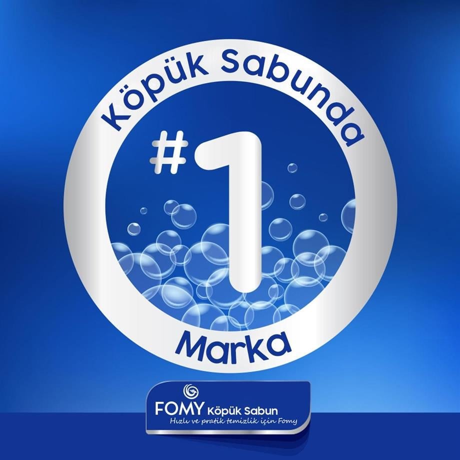 FOMY Saç ve Vücut Köpük Şampuan 900 ml x 12’li Koli | Hijyenik Kartuşlu Dispenser Uyumlu, pH 5.5, Ekonomik Köpük Şampuan